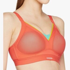 Shock Absorber 36C Sports Bra Active Shape Soft Cup Medium Impact coral NWOT